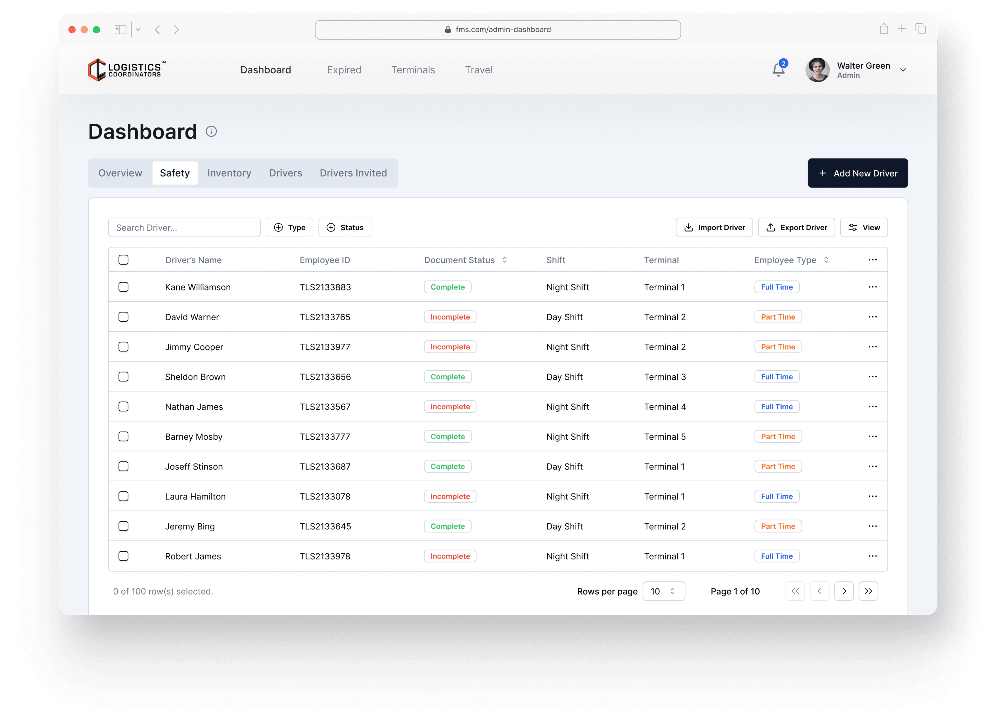 dashboard
